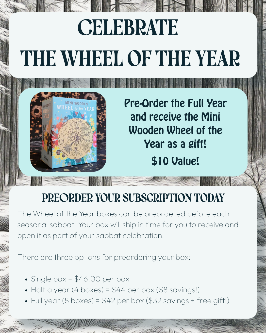 The Wheel of the Year Yarn Subscription Box