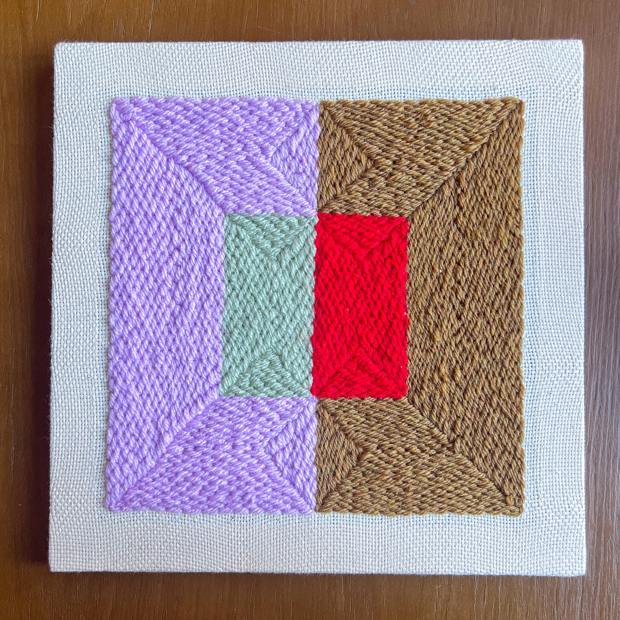 Color Plane Punch Needle Craft Kit