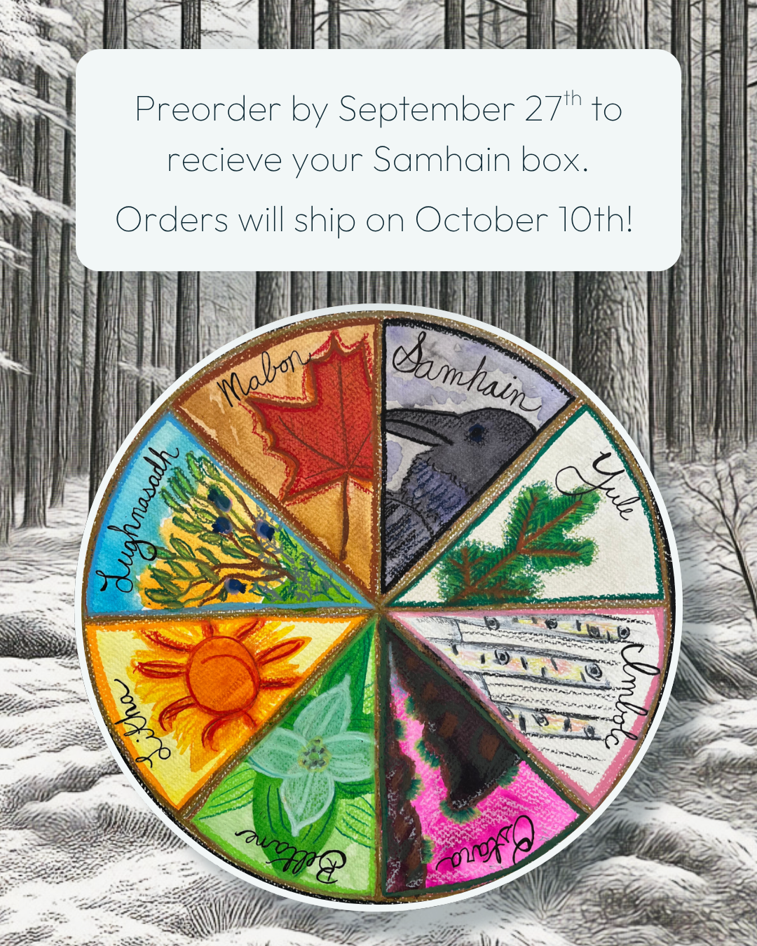 The Wheel of the Year Yarn Subscription Box
