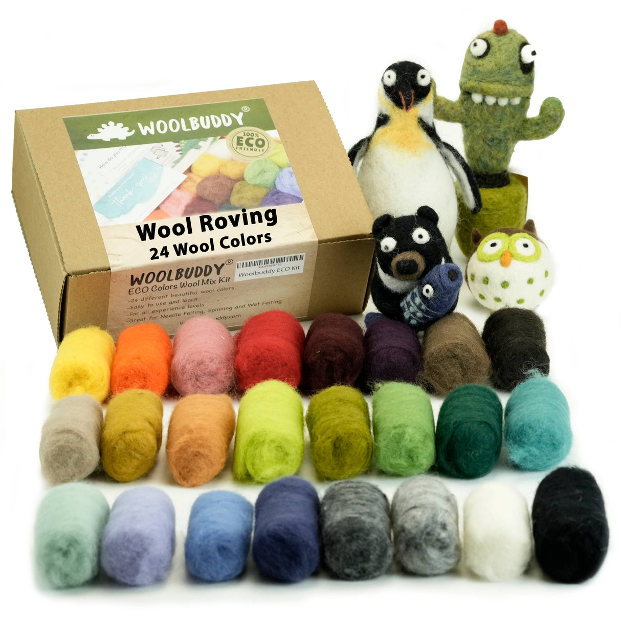Wool Roving Fiber Collection Kit