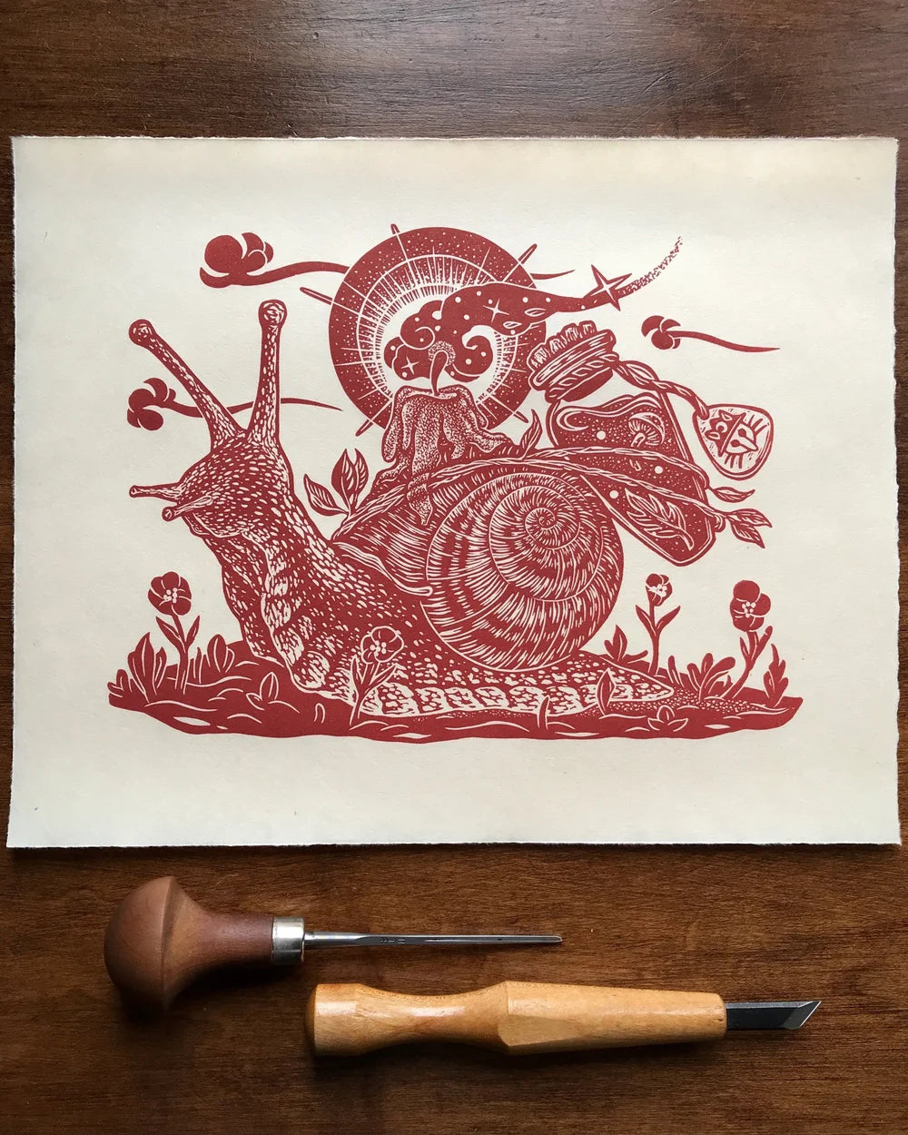 Linocut Prints by Jason Limberg