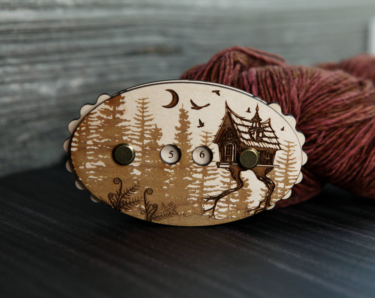 Baba Yaga Forest House Row Counter