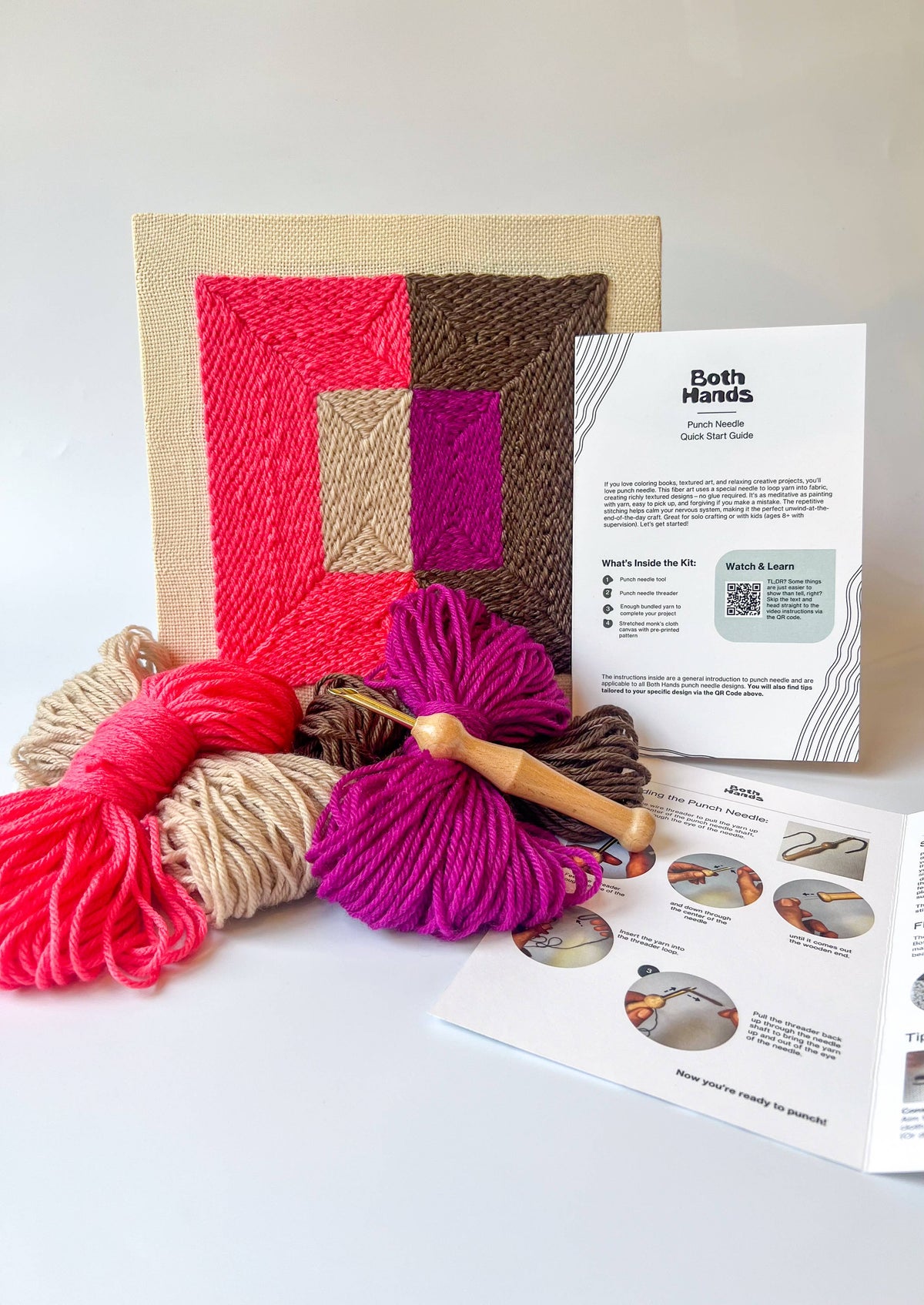 Color Plane Punch Needle Craft Kit