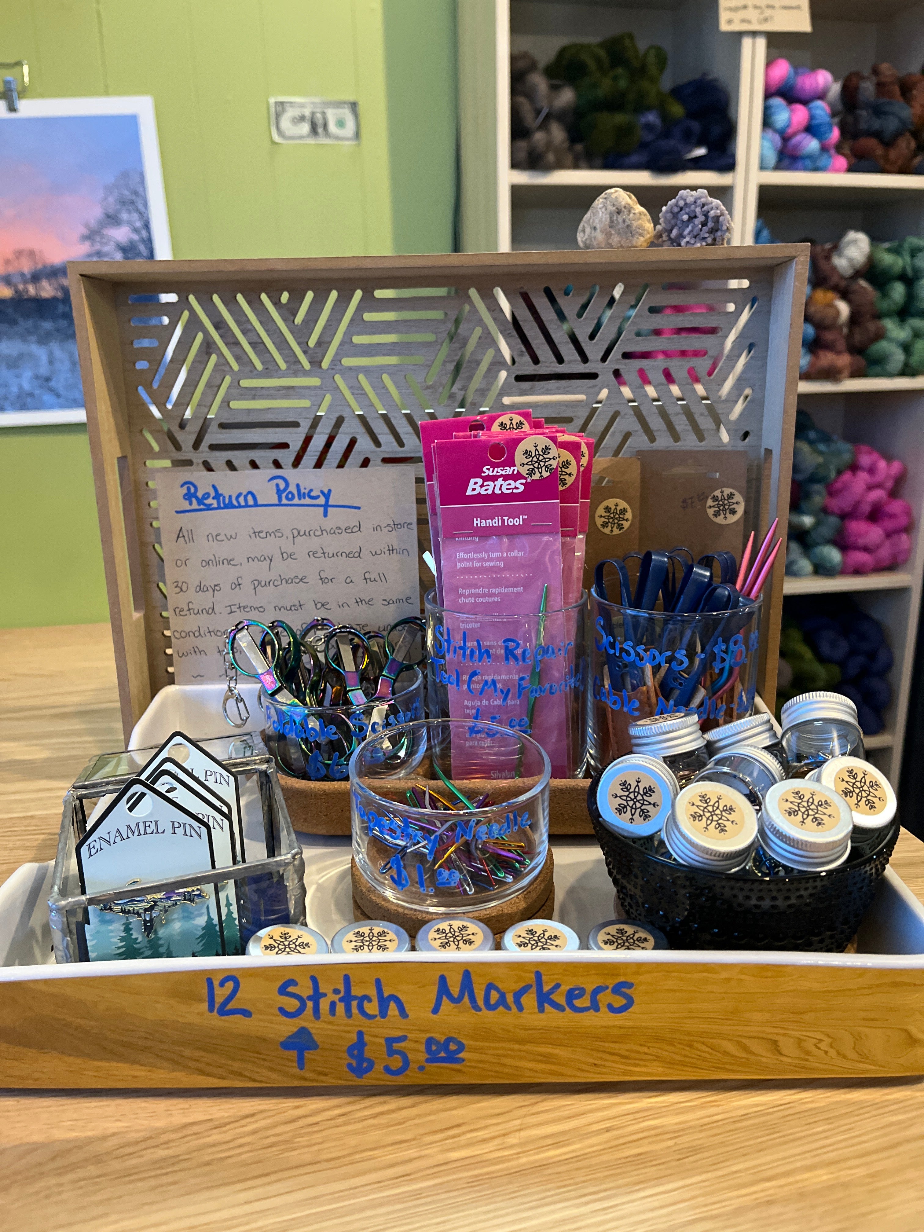 notions, bags, and other fiber accessories