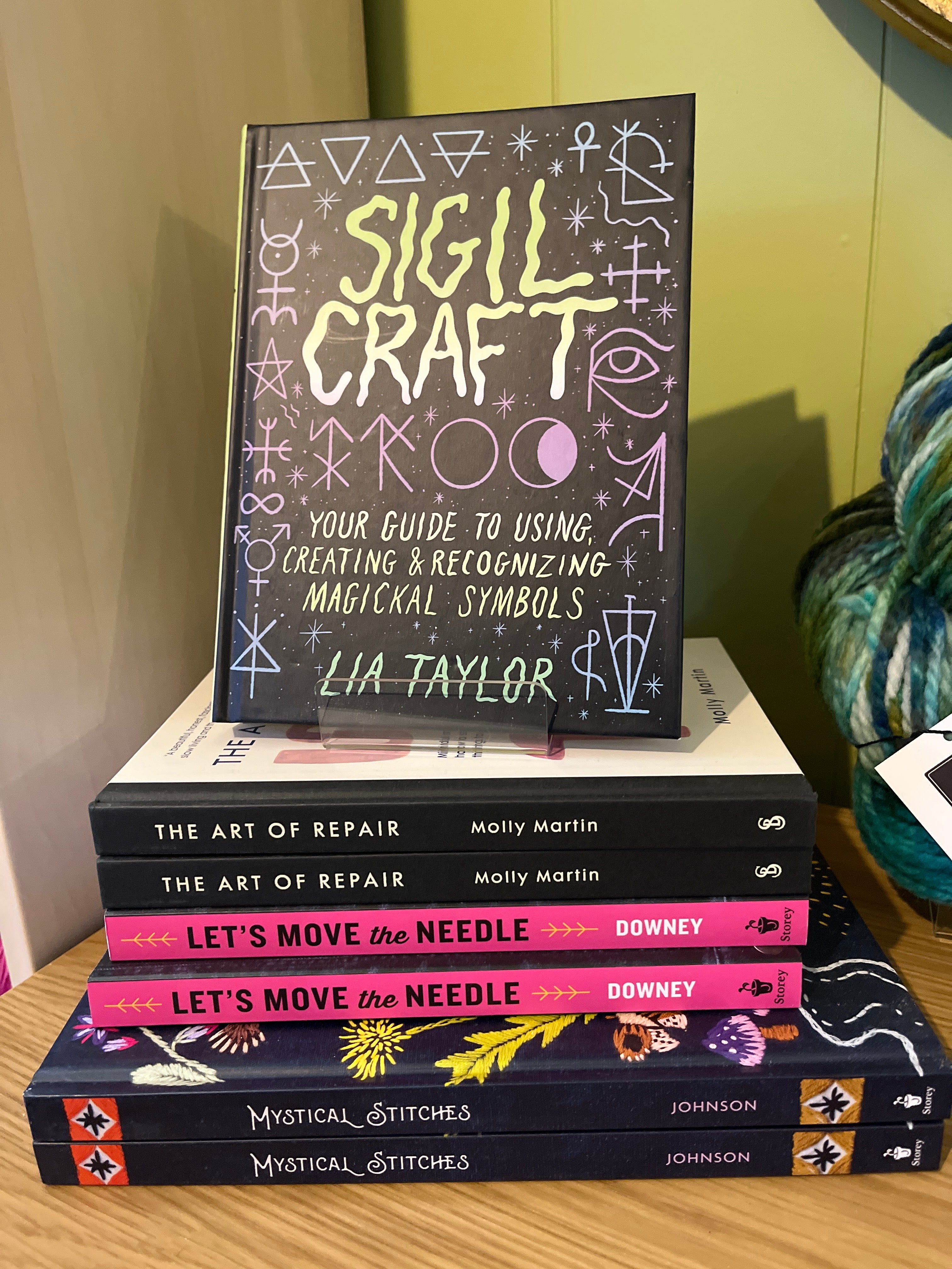 books and tarot decks