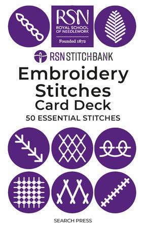 RSN Stitch Bank: The Embroidery Stitches Card Deck
