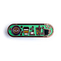 Coffee Personality Plaque Enamel Pin