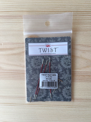 ChiaoGoo Twist Lace Interchangeable Red Cables