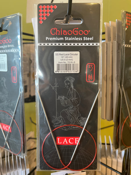 ChiaoGoo Lace Stainless Steel Fixed Circular Needles