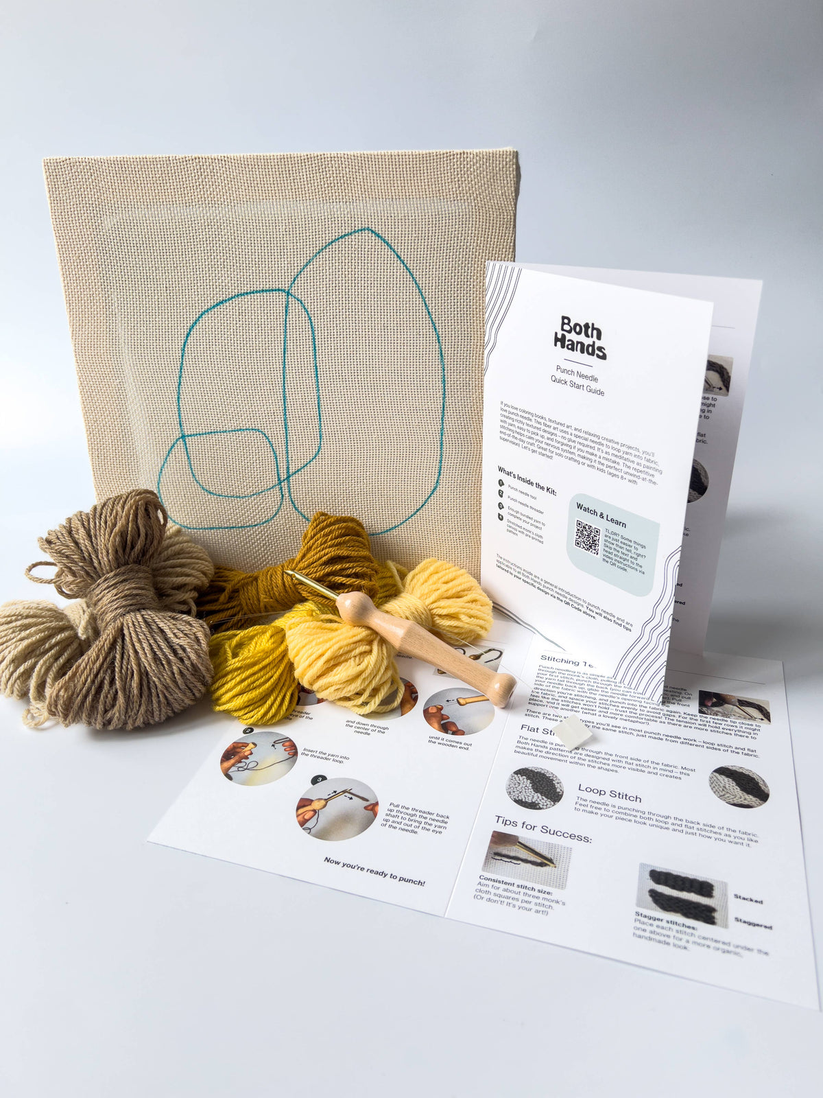 Pebbles III Punch Needle Kit