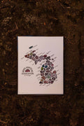 Rock Hunters of Michigan Watercolor Print