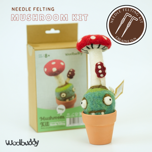 Needle Felting Monster Kit – Mushroom Monster