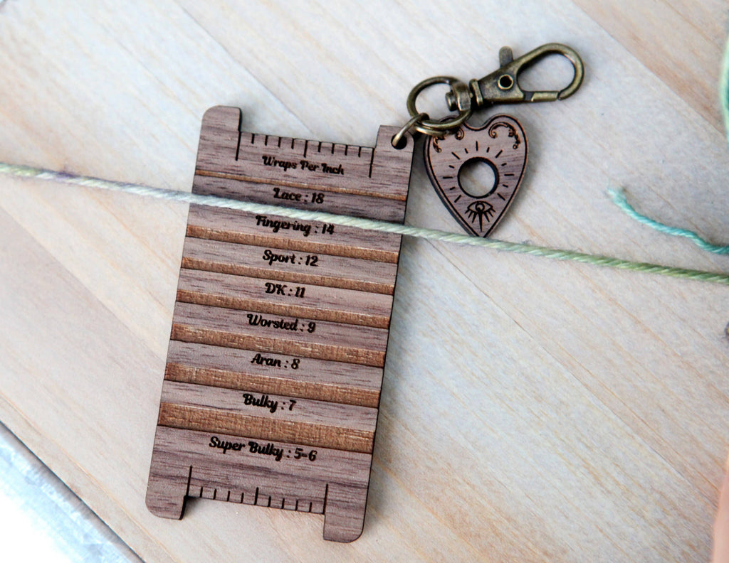 Walnut Wood Ouija Board with Planchette & WPI Ruler