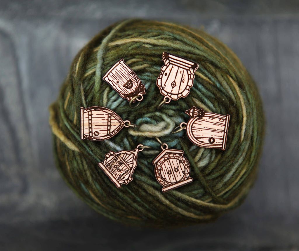 Fairy & Gnome Door Stitch Markers