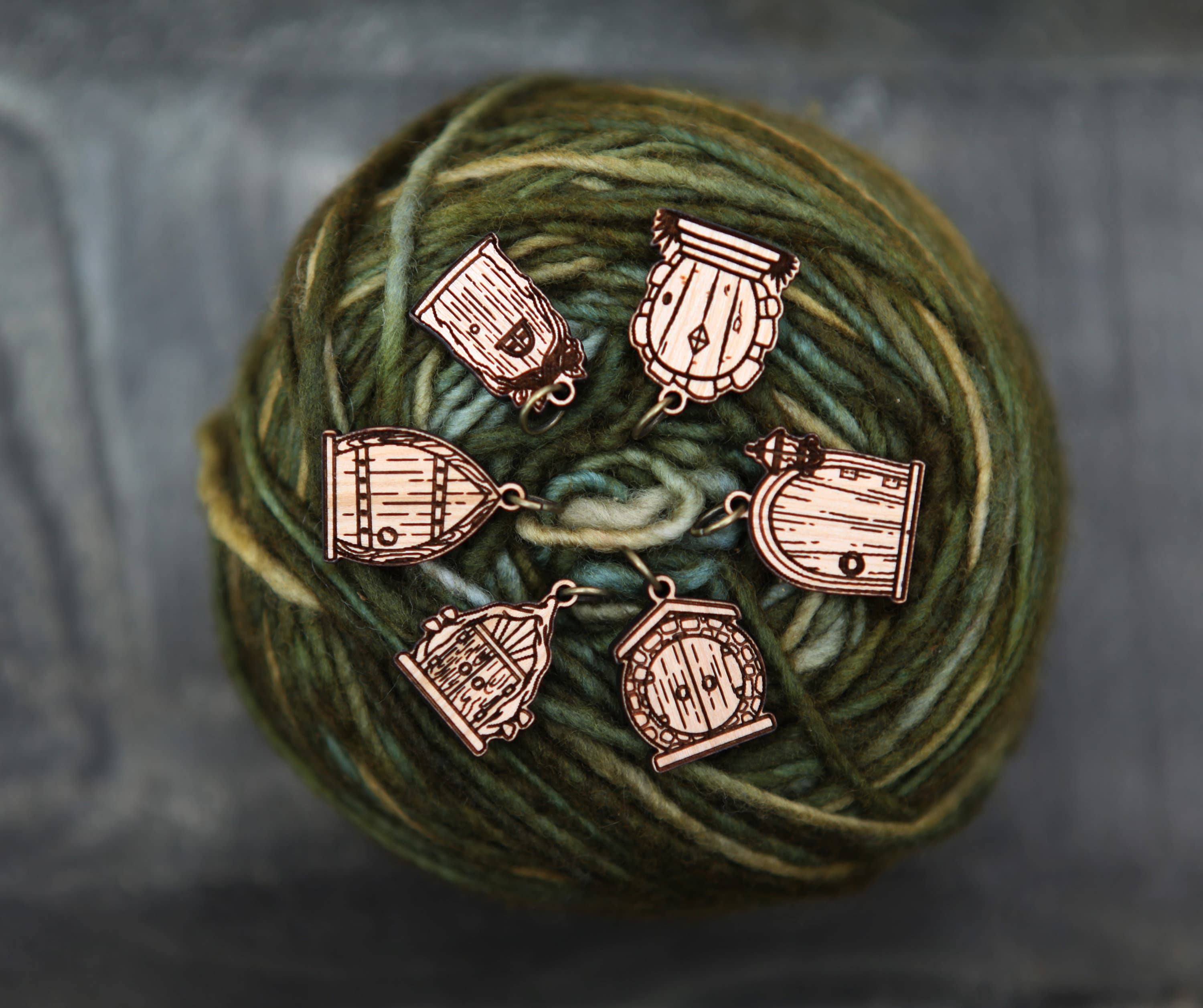 Fairy & Gnome Door Stitch Markers