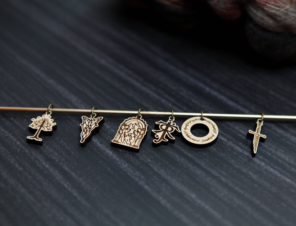 LOTR Tolkien Knitting Stitch Markers