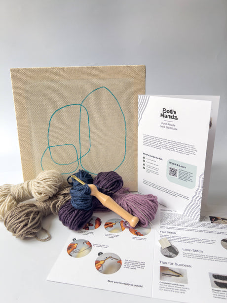 Pebbles III Punch Needle Kit