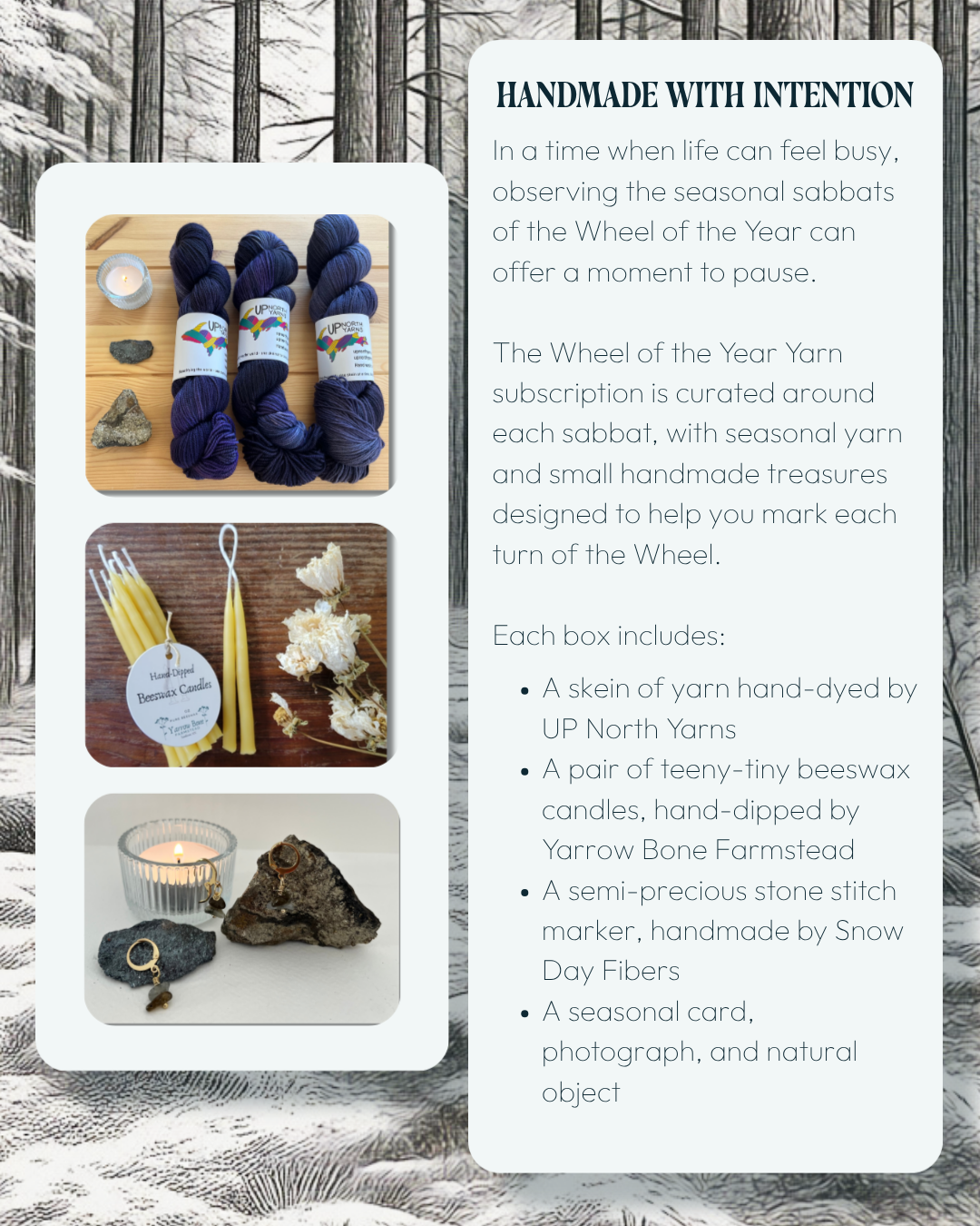 The Wheel of the Year Yarn Subscription Box