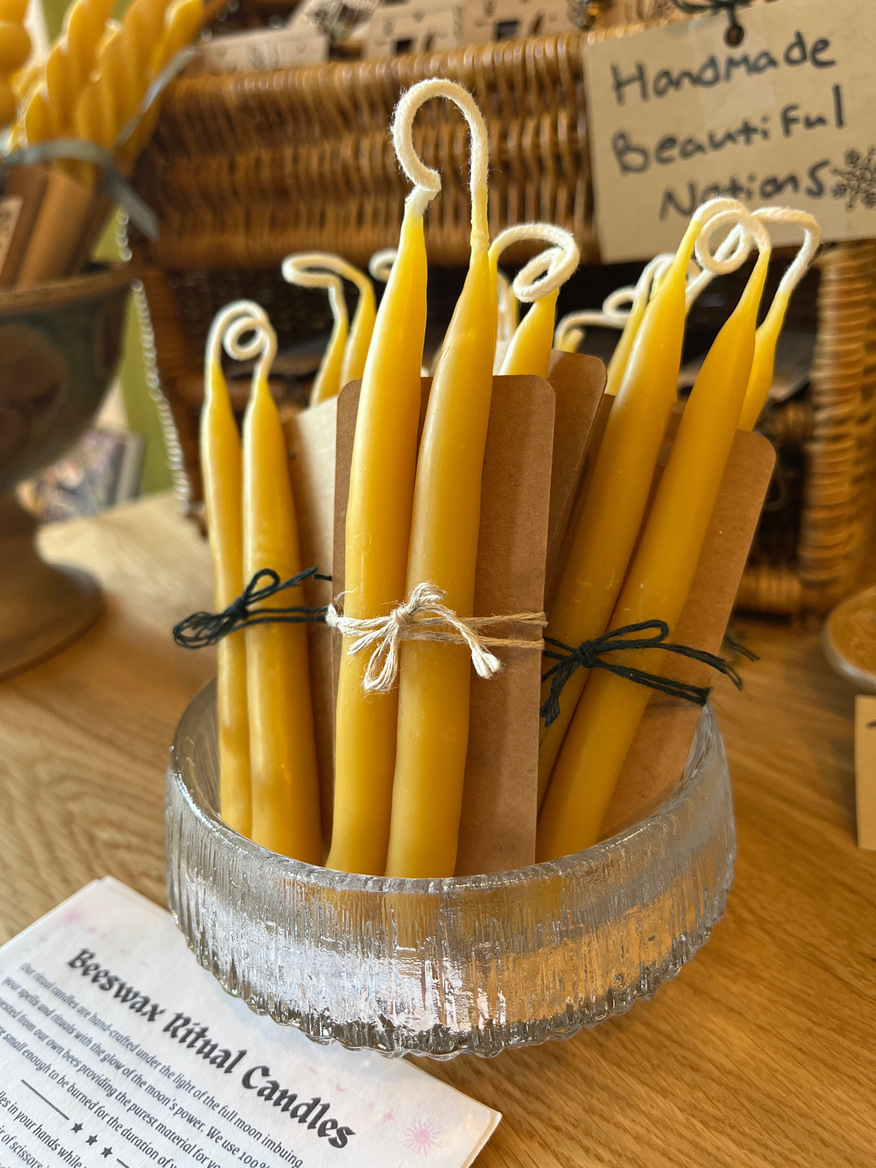 Handmade Beeswax Candles