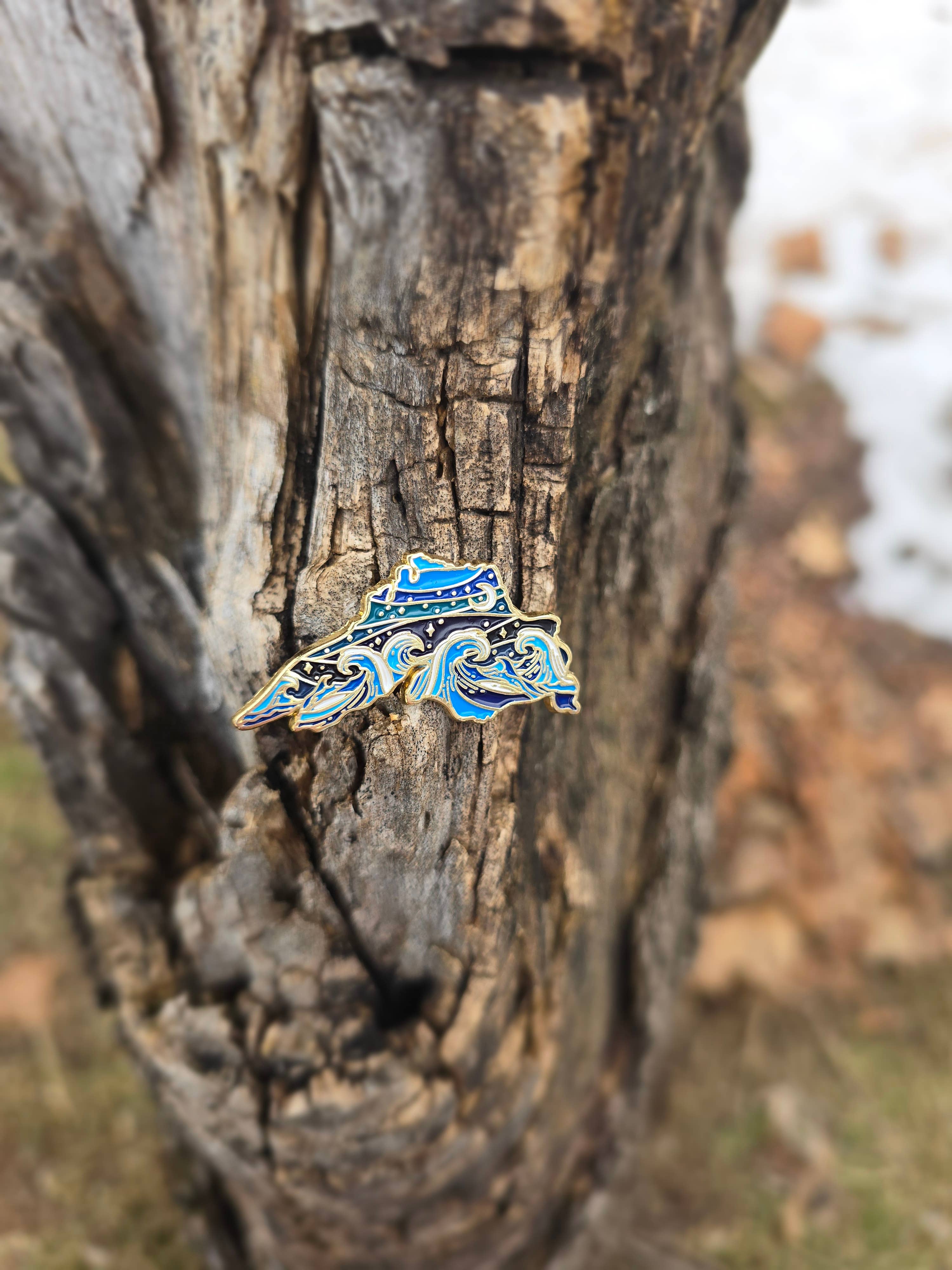 Lake Superior Enamel Pin