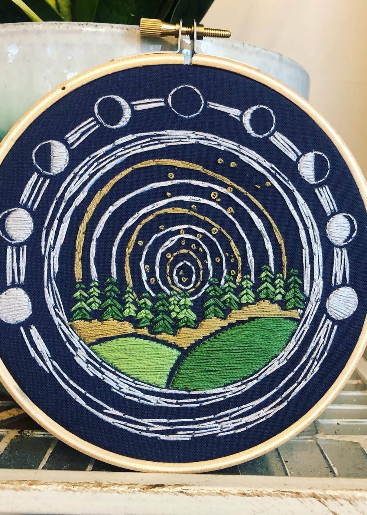 Moon Over Midwest Embroidery Kit