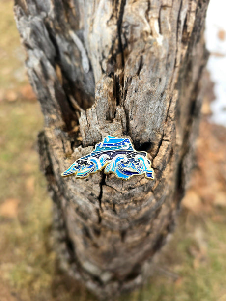 Lake Superior Enamel Pin