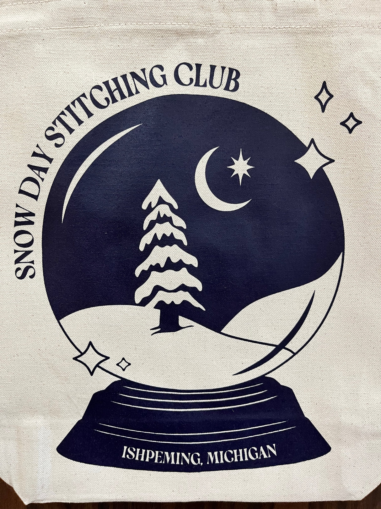 Snow Day Stitching Club Tote Bag