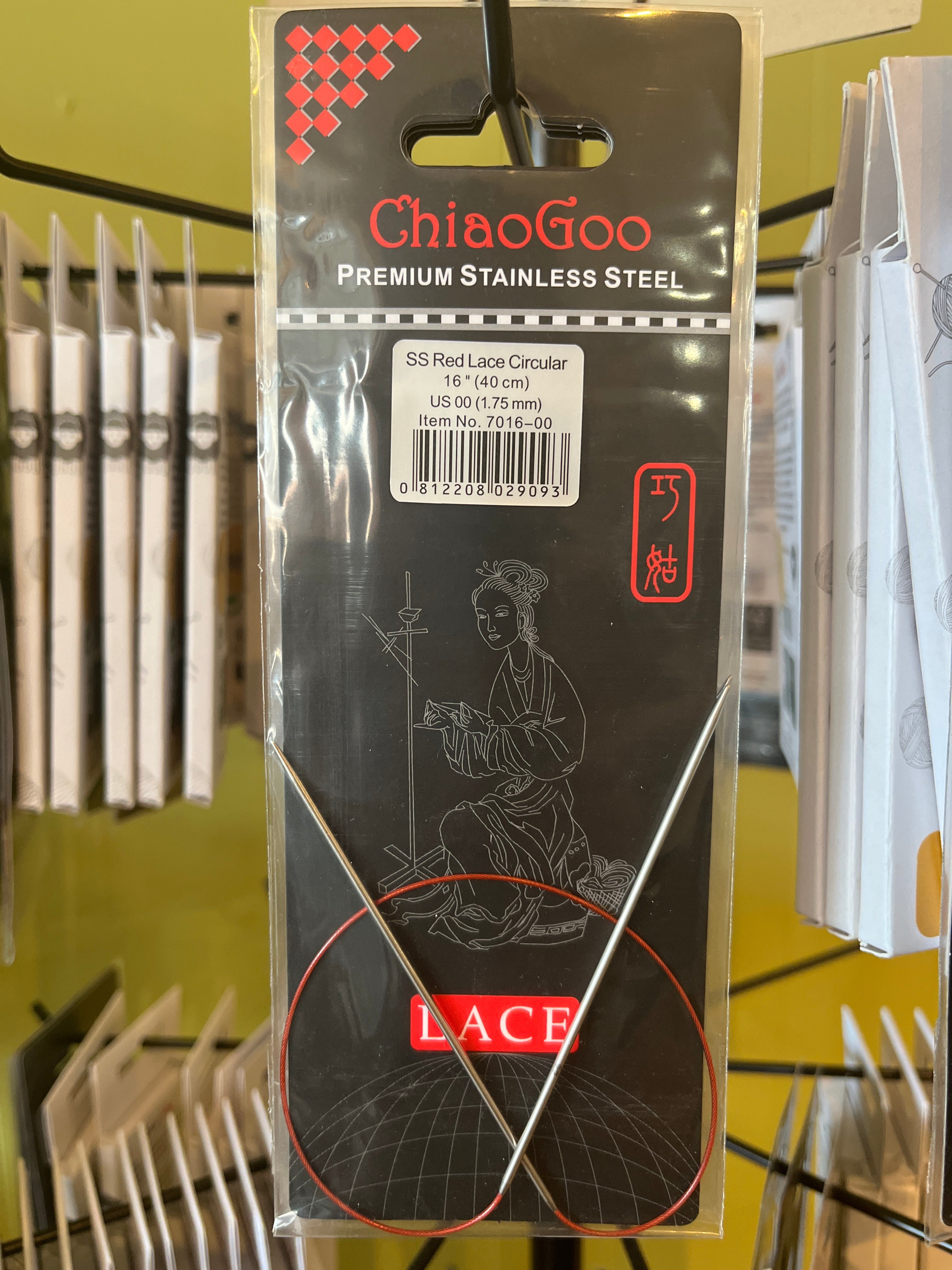 ChiaoGoo Lace Stainless Steel Fixed Circular Needles