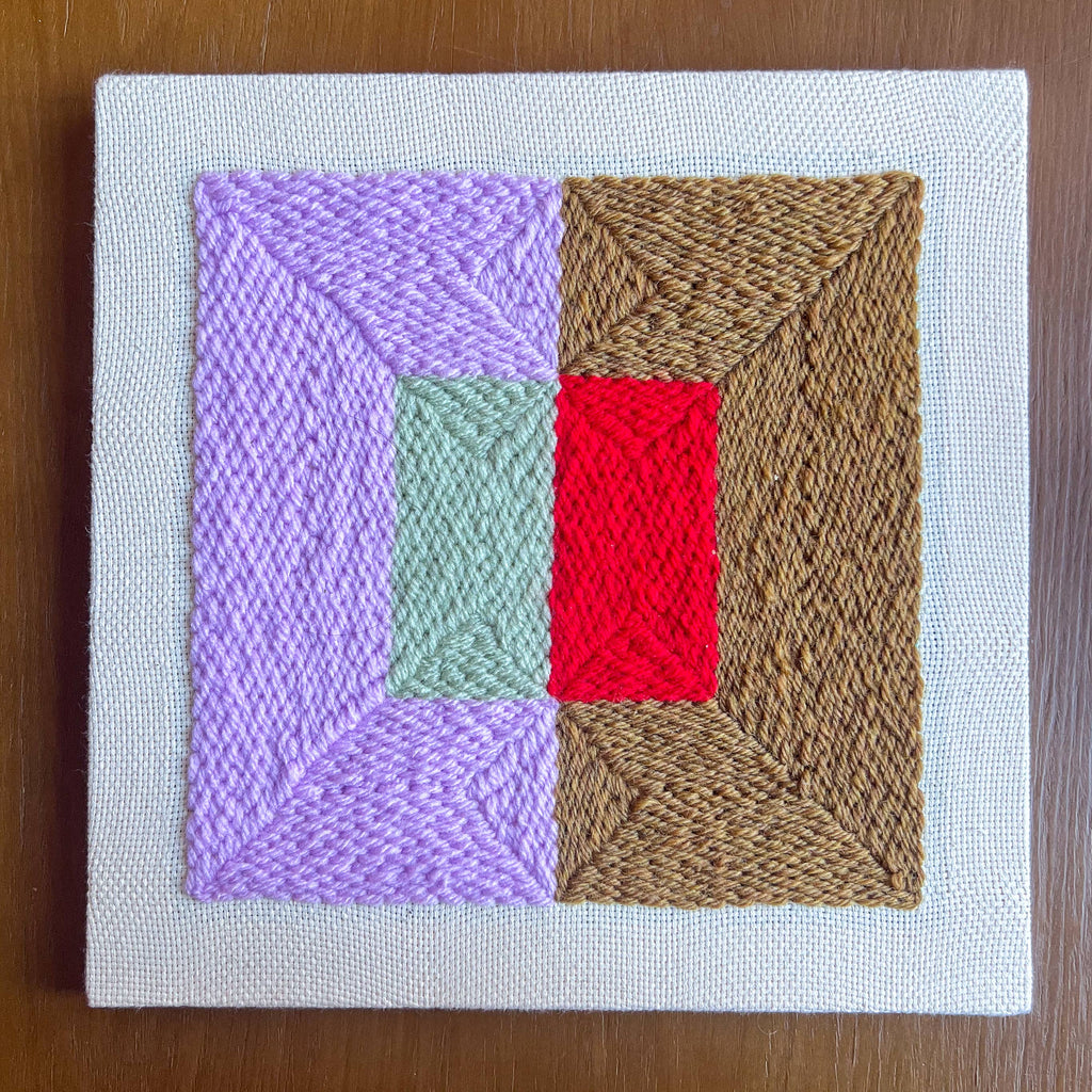 Color Plane Punch Needle Craft Kit