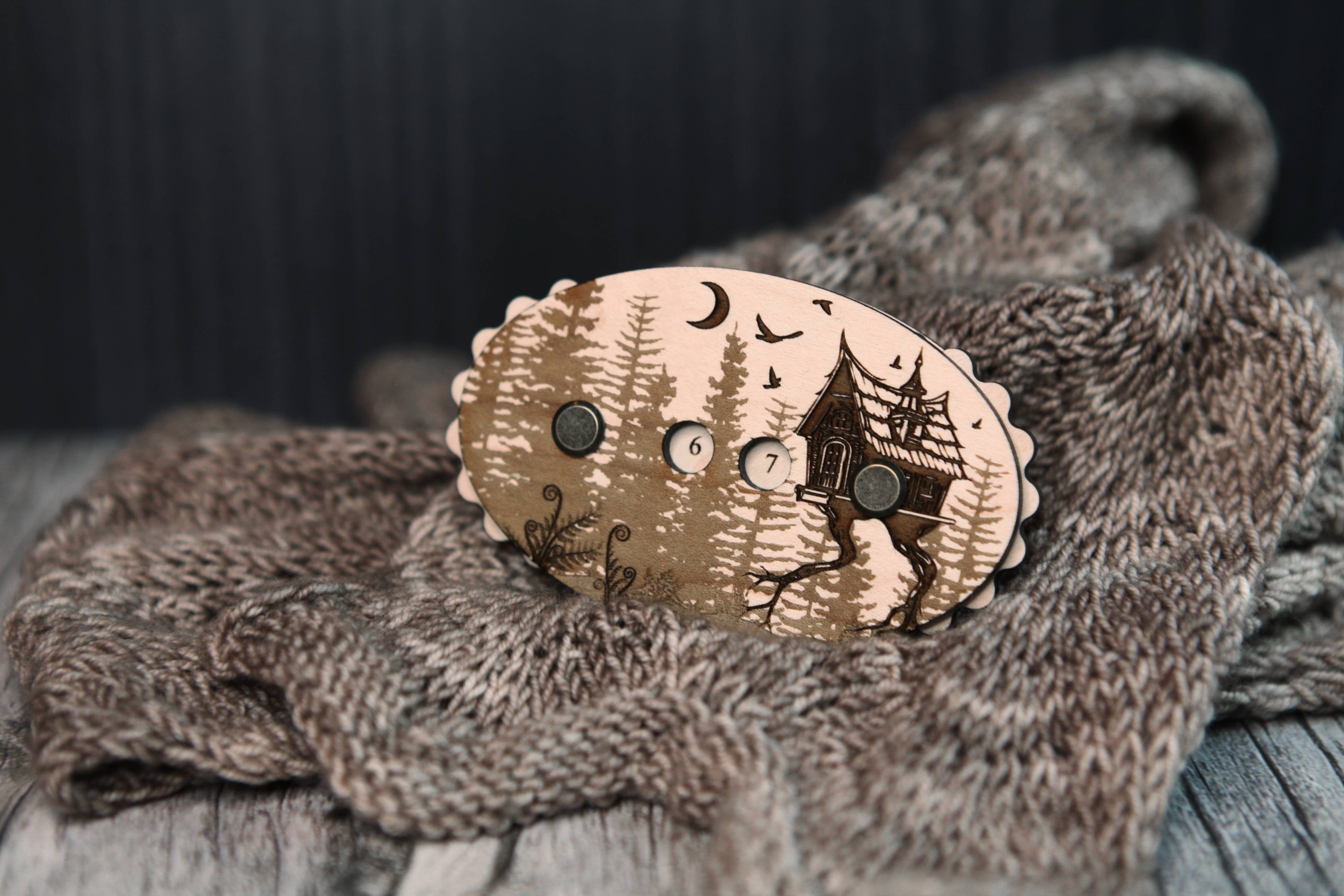 Baba Yaga Forest House Row Counter