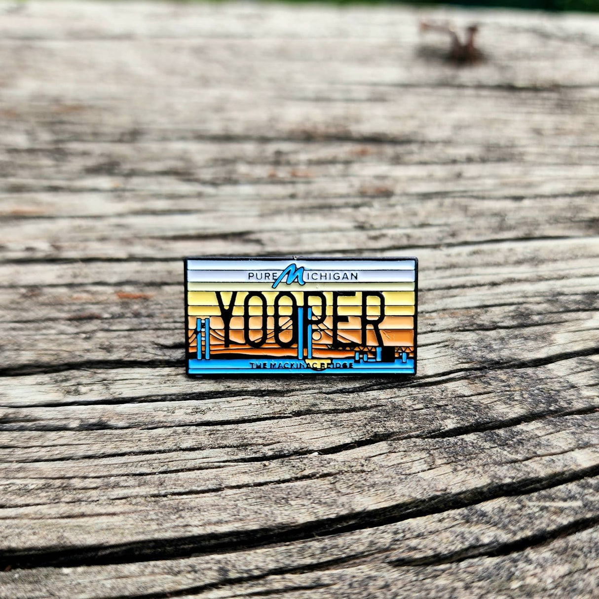 Yooper License Plate Soft Enamel Pin