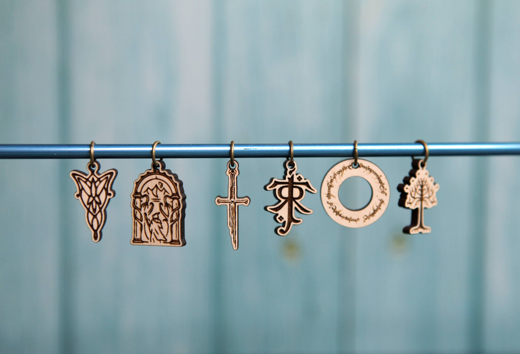 LOTR Tolkien Knitting Stitch Markers