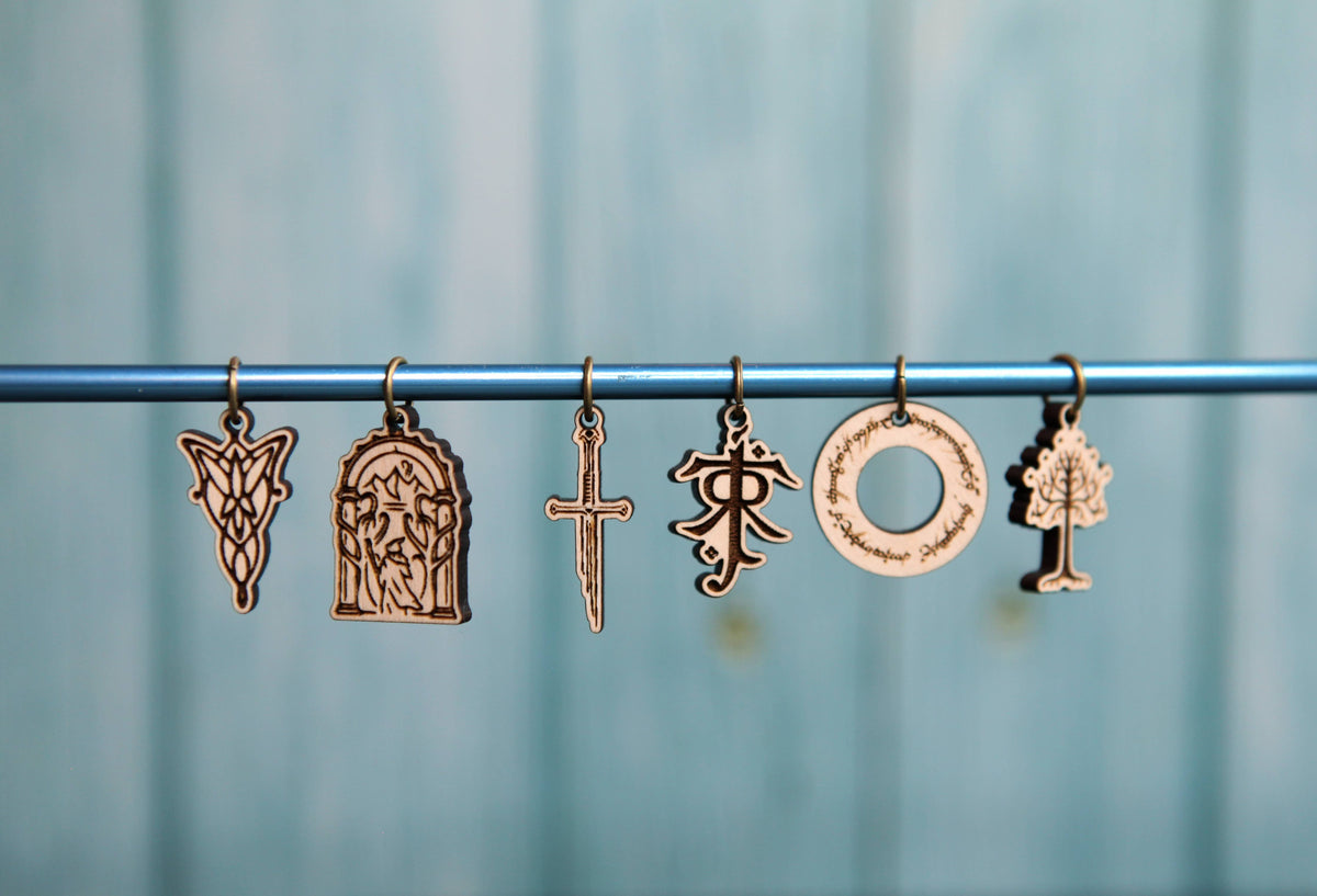 LOTR Tolkien Knitting Stitch Markers