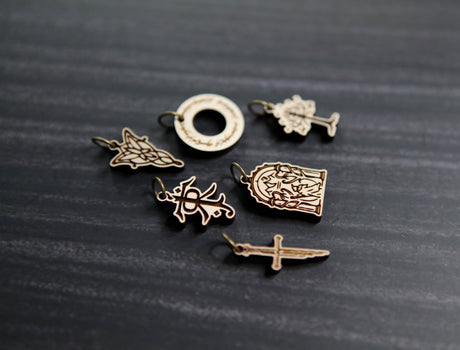 LOTR Tolkien Knitting Stitch Markers