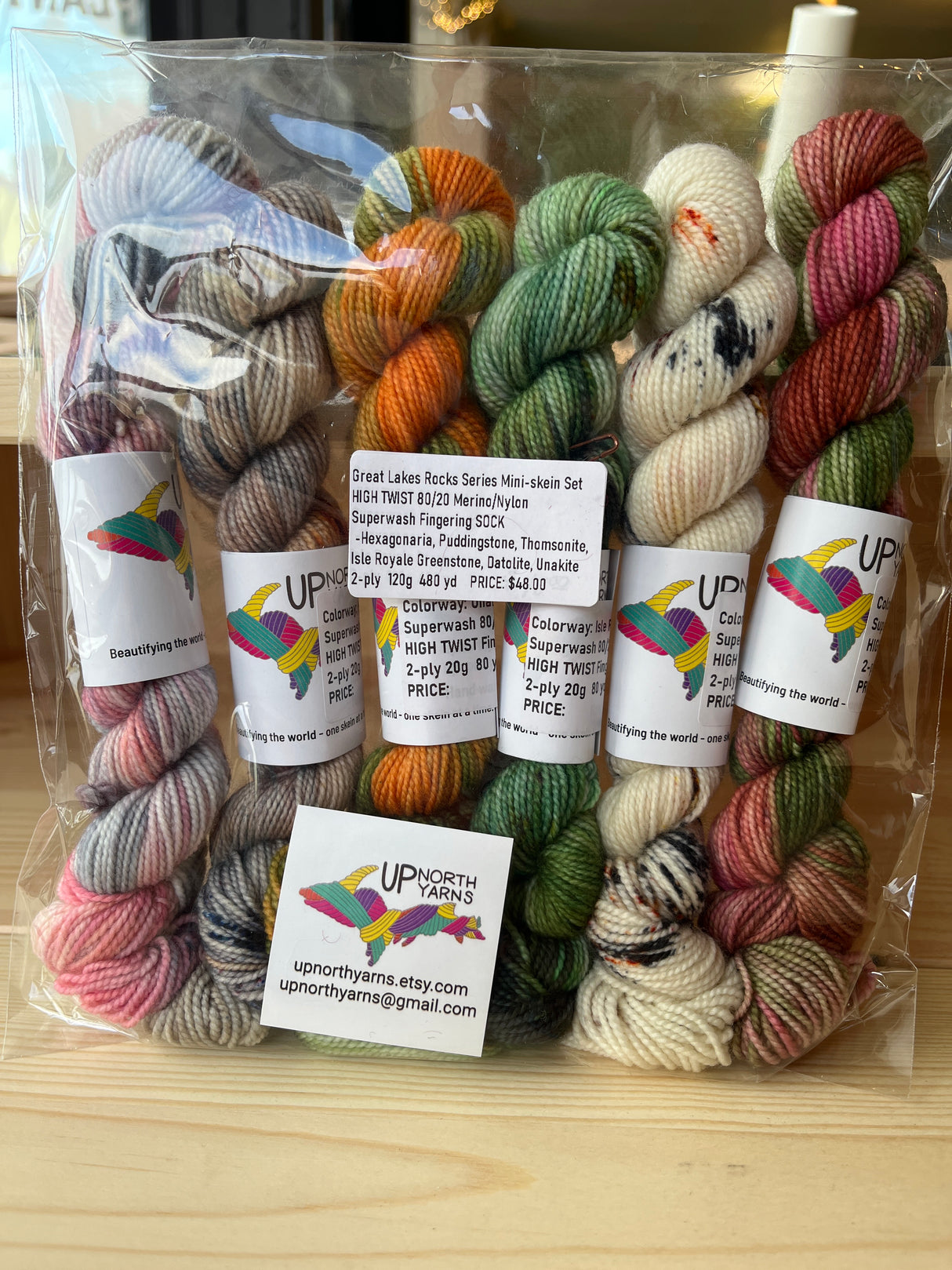 UP North Yarns Fingering High Twist