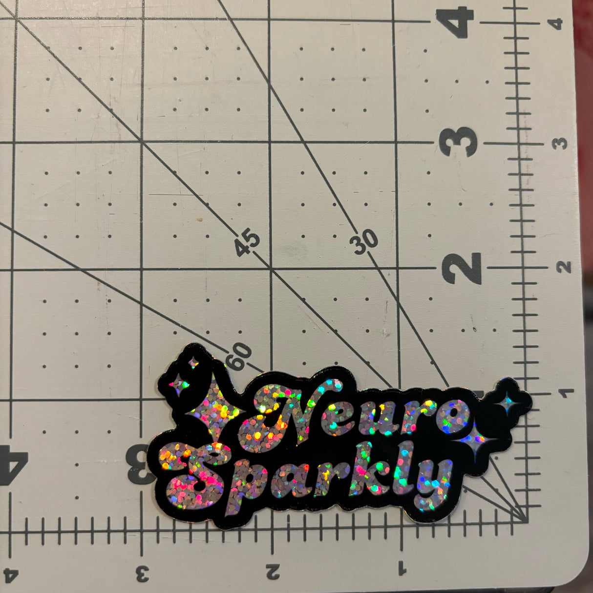 Neuro Sparkly Sticker