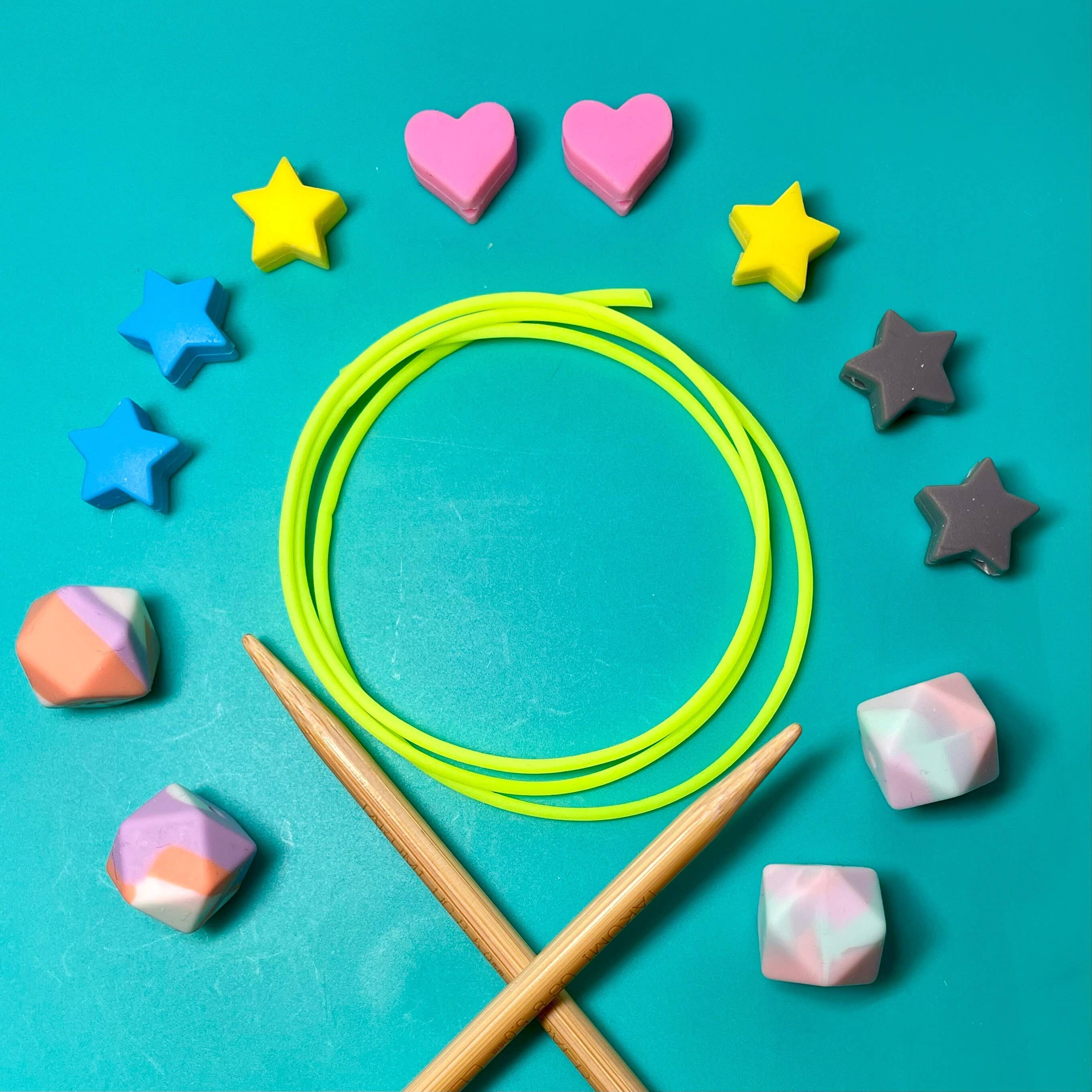 Knitting Stitch Holder Tubes & Needle Point Protectors