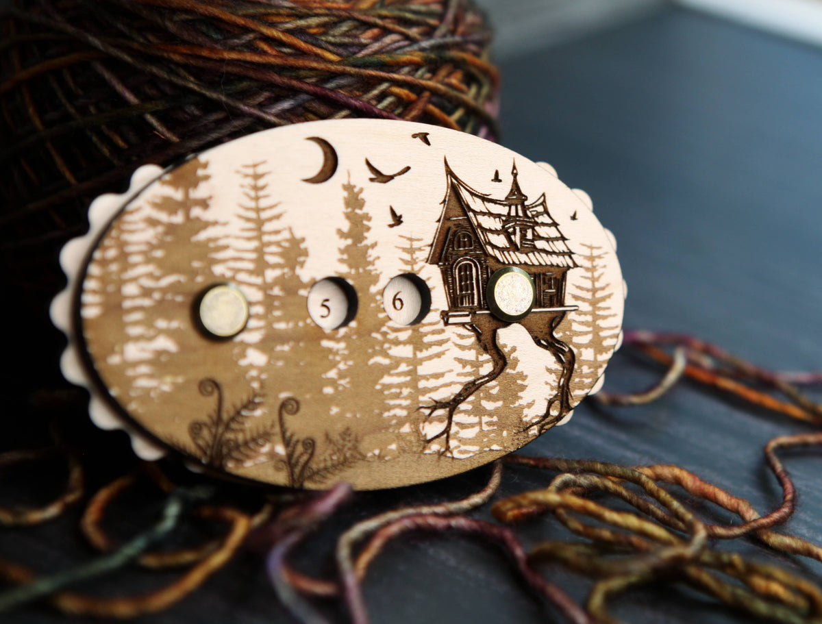 Baba Yaga Forest House Row Counter