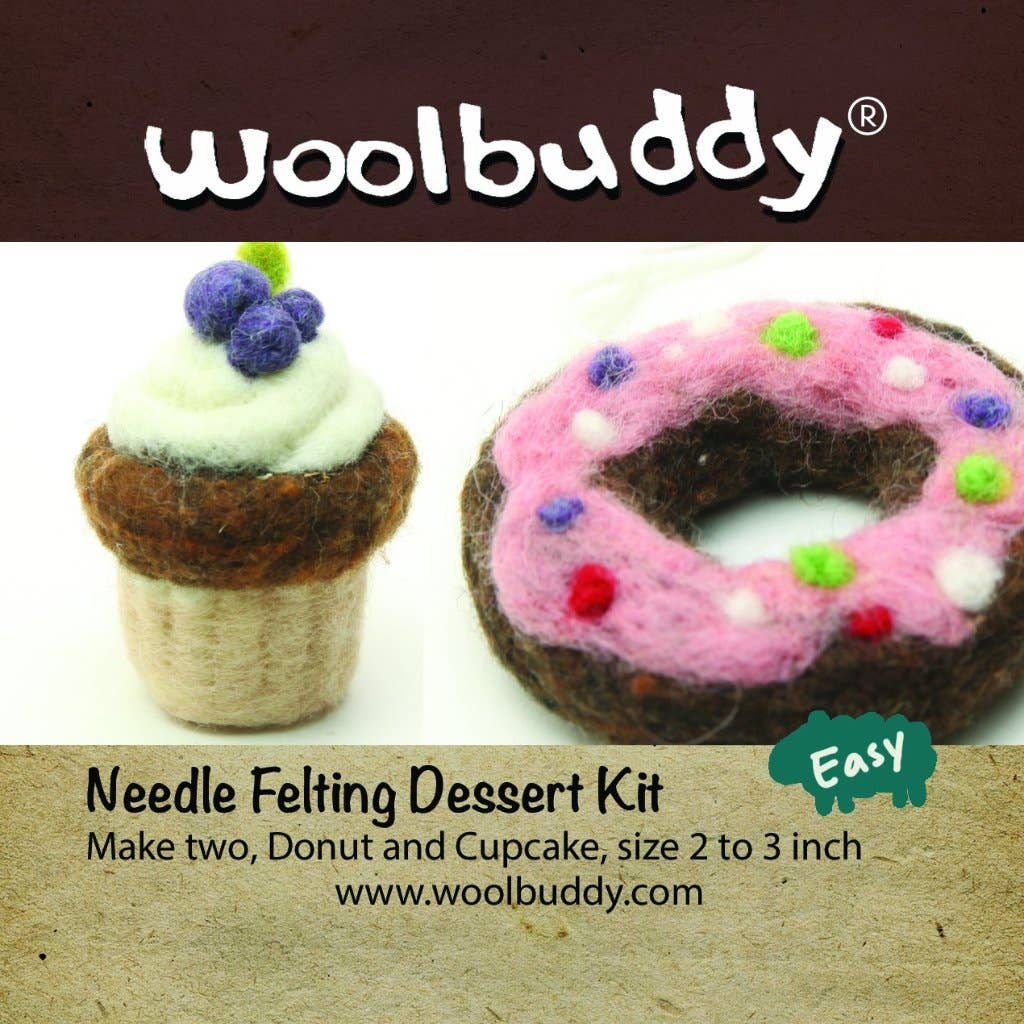 DIY Needle Felting Kit for Beginner - Make Your Own Dessert