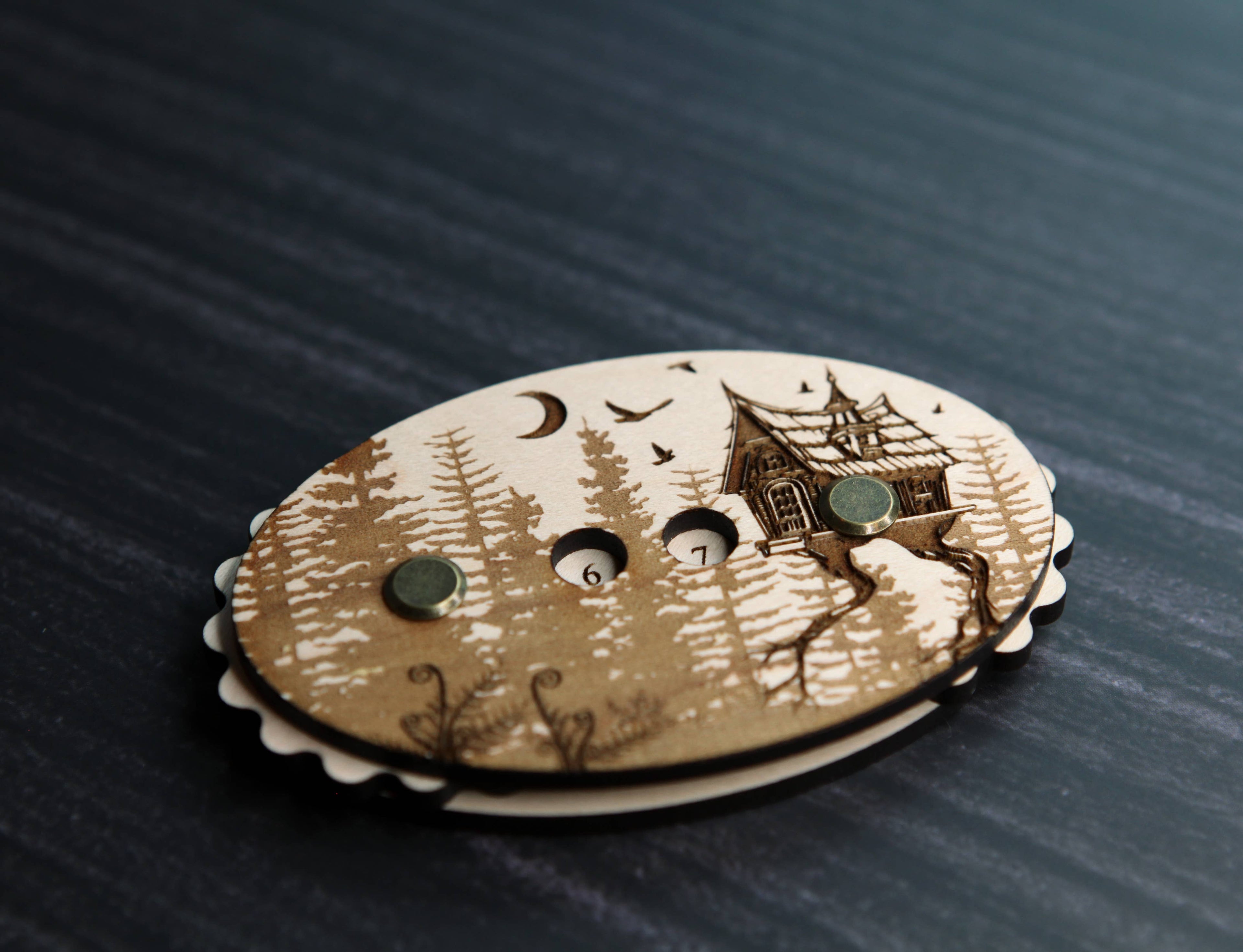 Baba Yaga Forest House Row Counter