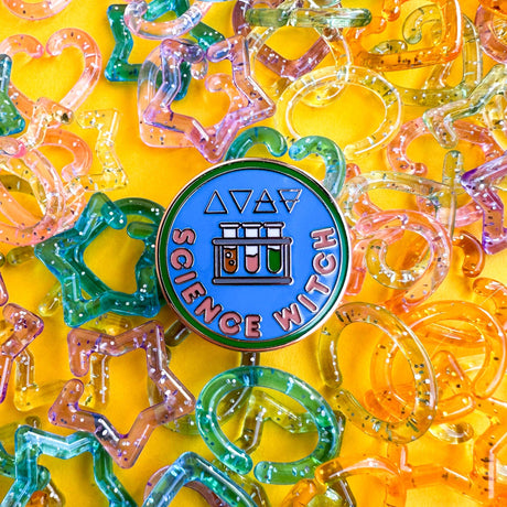 Science Witch Enamel Pin