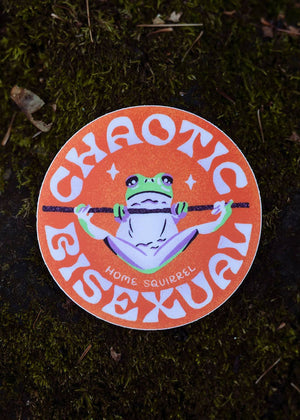 Chaotic Bisexual Frog Sticker
