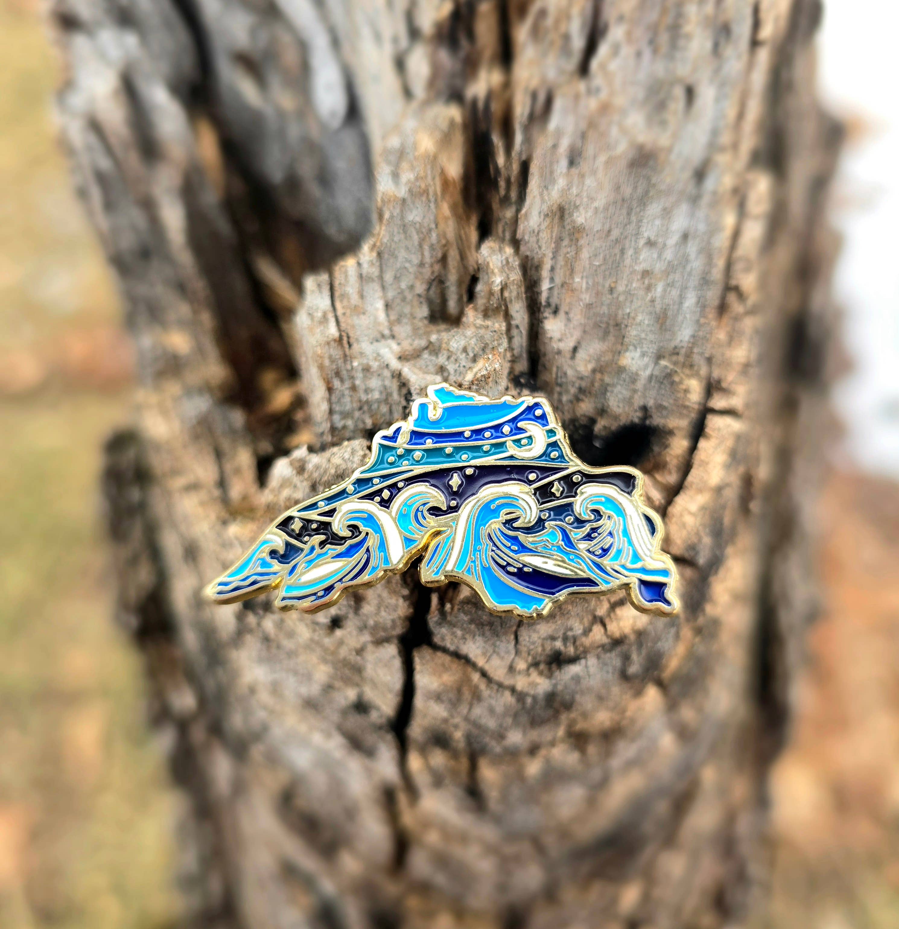 Lake Superior Enamel Pin