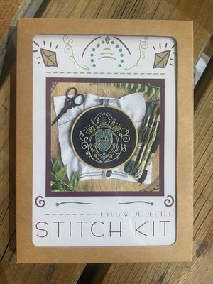 Eyes Wide Beetle Embroidery Kit