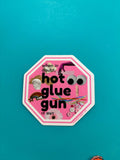 Hot Glue Gun Vinyl Sticker