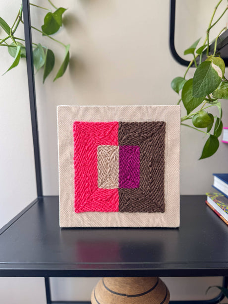 Color Plane Punch Needle Craft Kit