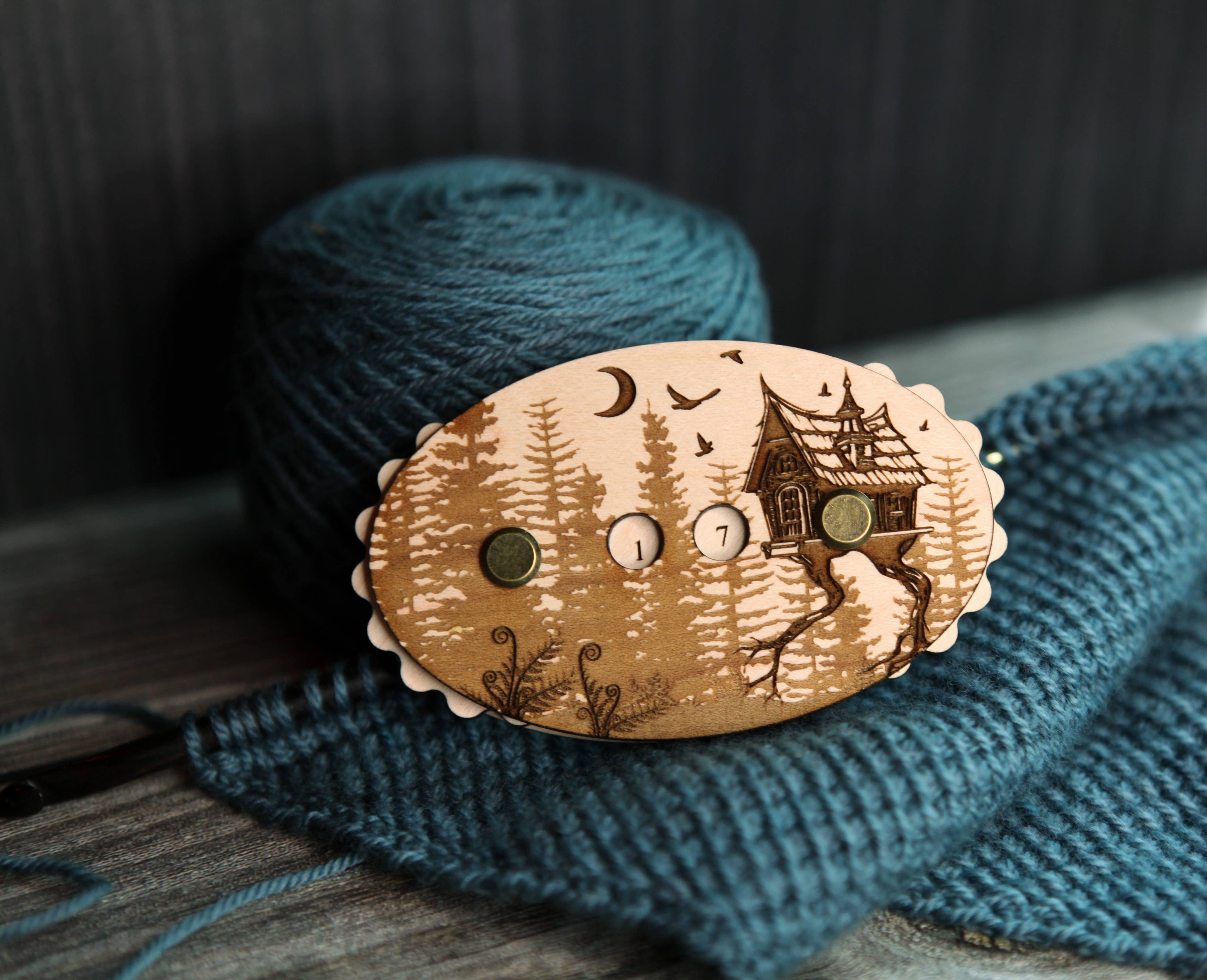 Baba Yaga Forest House Row Counter