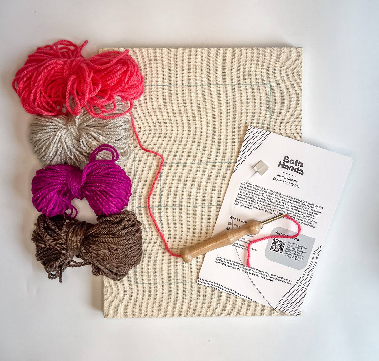 Color Plane Punch Needle Craft Kit