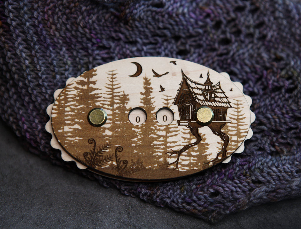 Baba Yaga Forest House Row Counter