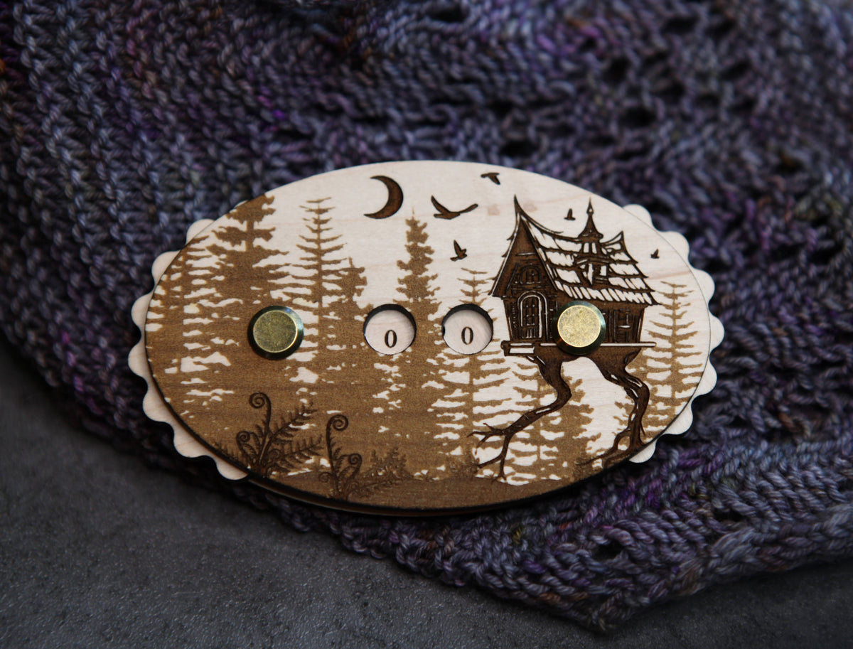 Baba Yaga Forest House Row Counter